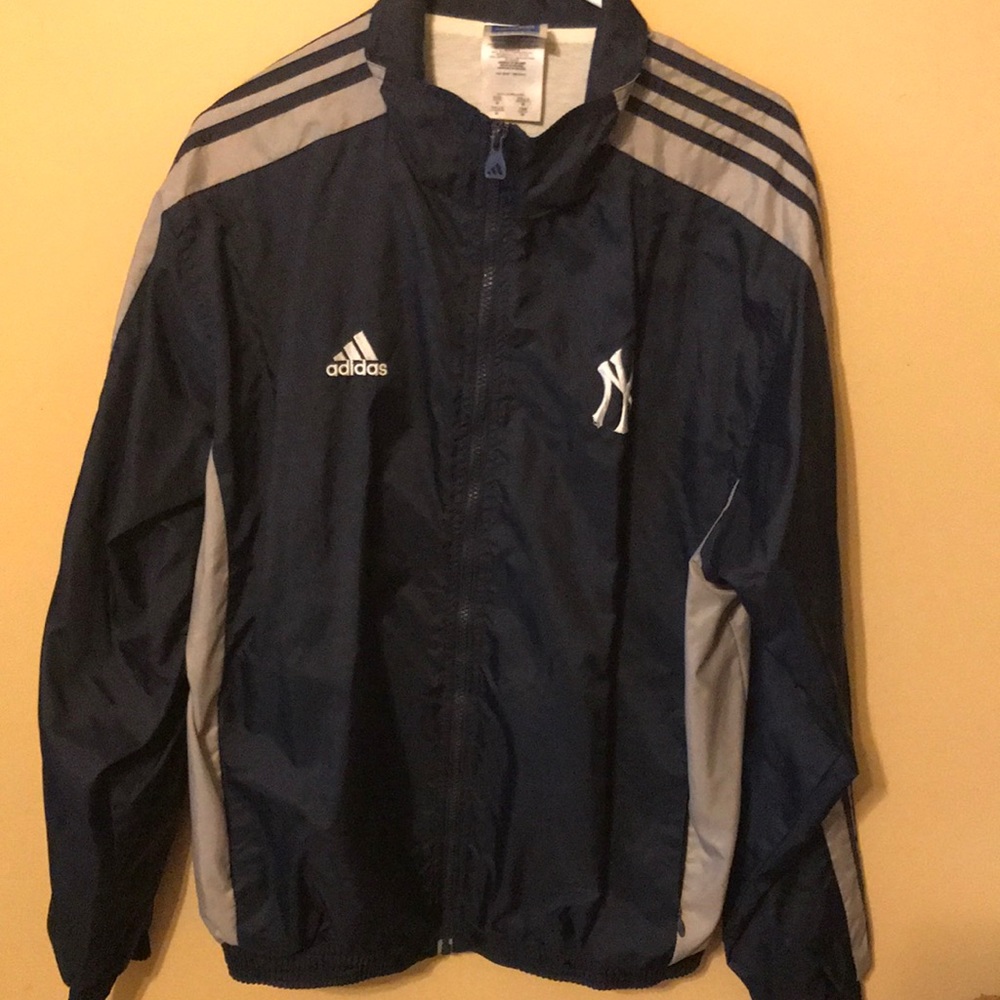 Men’s Yankees Adidas jacket size Medium exc con